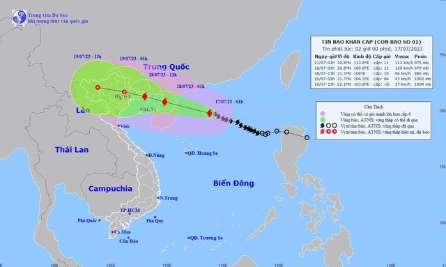 Khẩn trương ứng phó với cơn bão số 1 - Ảnh 1.