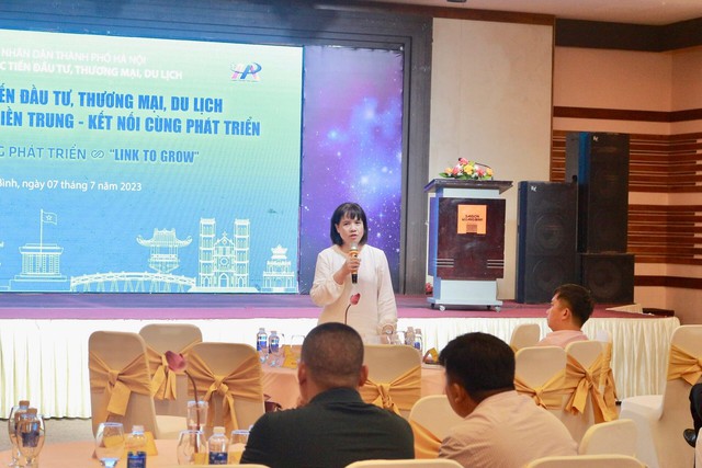 Kết nối xúc tiến đầu tư, thương mại, du lịch Hà Nội và các tỉnh miền Trung - Ảnh 1.