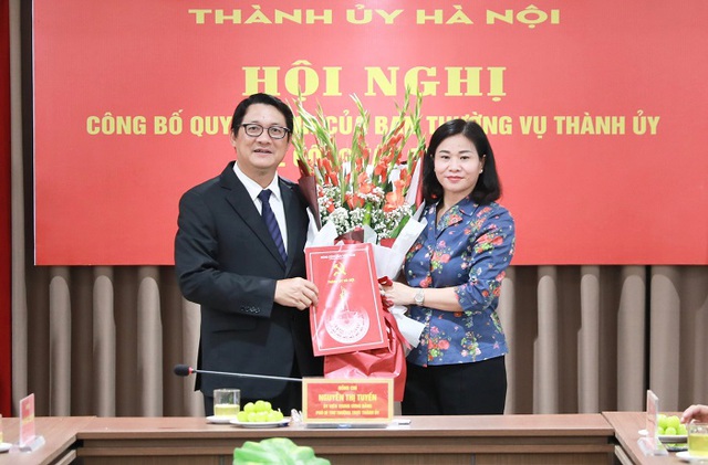 Bổ nhiệm đồng chí Vũ Hà là Phó Trưởng ban Thường trực, Ban Dân vận Thành ủy Hà Nội - Ảnh 1.