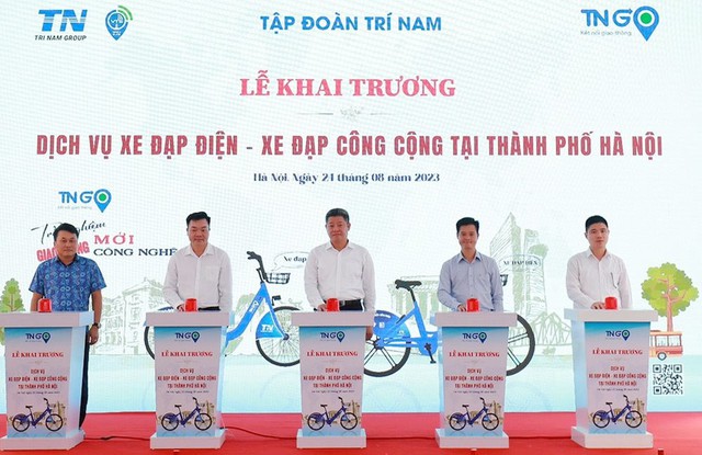 Hà Nội chính thức vận hành dịch vụ xe đạp công cộng  - Ảnh 1.