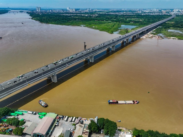 Ngắm cầu Vĩnh Tuy 2 trước ngày cán đích - Ảnh 3.