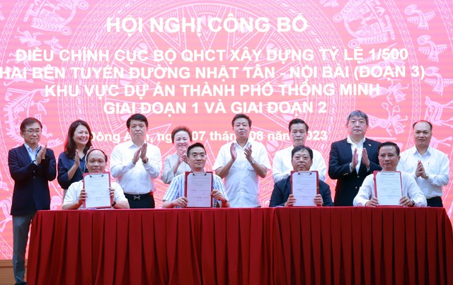 Bàn giao đồ án điều chỉnh cục bộ quy hoạch chi tiết thành phố thông minh ở Đông Anh - Ảnh 4.