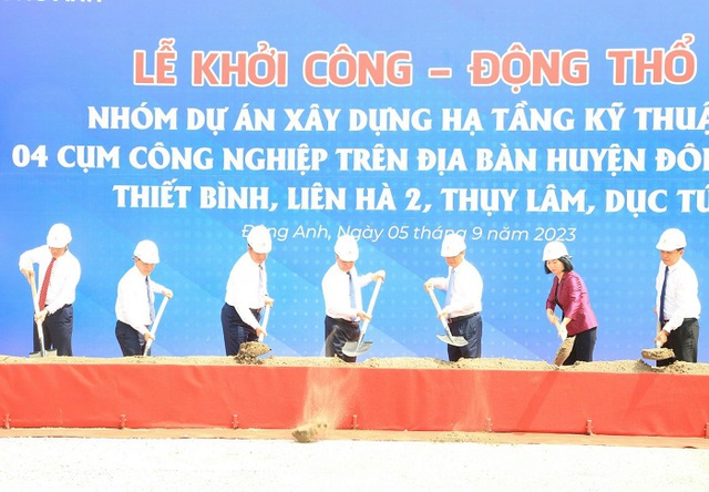 Hà Nội: Khởi công 4 cụm công nghiệp tại huyện Đông Anh  - Ảnh 1.