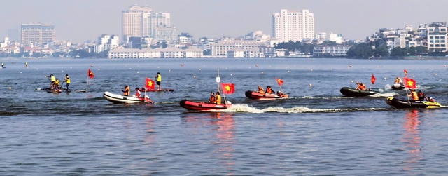 Khai mạc Giải Bơi chải Thuyền rồng Hà Nội mở rộng- Ảnh 2.