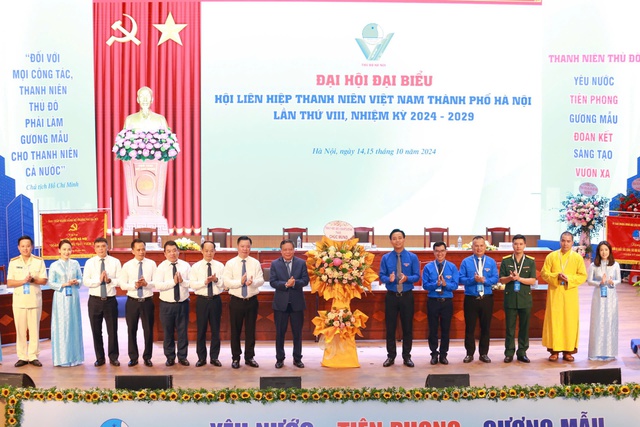 Khai mạc Đại hội đại biểu Hội Liên hiệp Thanh niên Việt Nam TP Hà Nội lần thứ VIII- Ảnh 2.