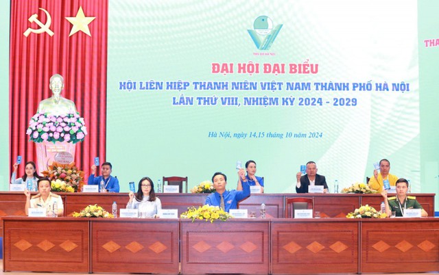 69 người tham gia Ủy ban Hội Liên hiệp Thanh niên Việt Nam TP Hà Nội khóa VIII- Ảnh 1.