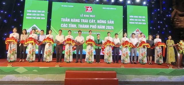 Khai mạc Tuần hàng trái cây, nông sản các tỉnh, thành phố năm 2024- Ảnh 1.