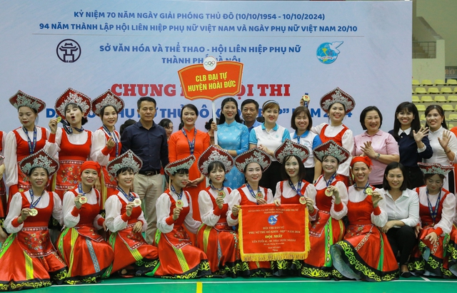 Chung kết Hội thi Dân vũ 'Phụ nữ Thủ đô khỏe - đẹp'- Ảnh 4.