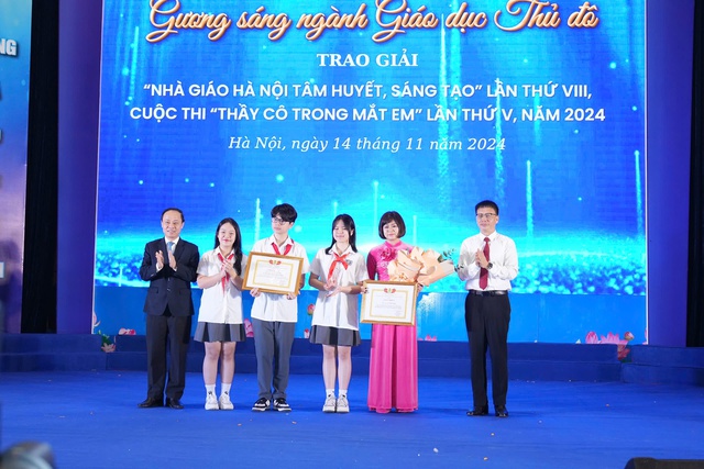 Tôn vinh 196 nhà giáo Hà Nội tâm huyết, sáng tạo, vì học sinh- Ảnh 3.