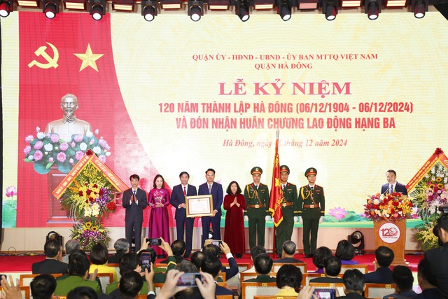 Quận Hà Đông tổ chức Lễ kỷ niệm 120 năm Ngày thành lập- Ảnh 1.