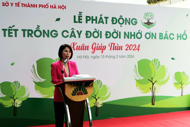 Ngành Y tế Thủ đô phát động Tết trồng cây Xuân Giáp Thìn năm 2024- Ảnh 1.