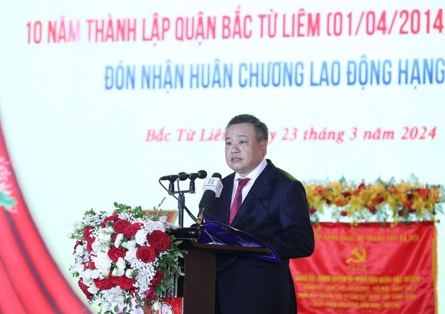 Quận Bắc Từ Liêm đón nhận Huân chương lao động Hạng Nhì- Ảnh 3.