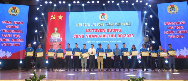 Tuyên dương 100 công nhân giỏi Thủ đô năm 2024- Ảnh 2.