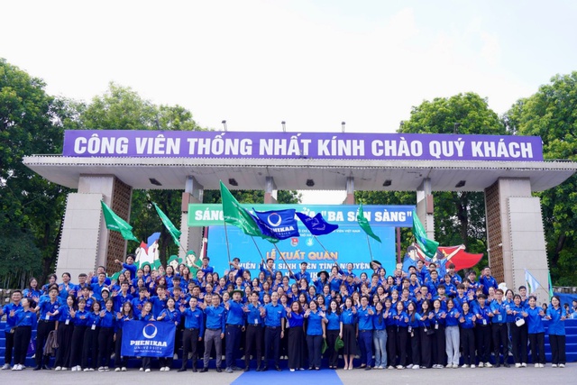 Lễ xuất quân chiến dịch 'Mùa hè xanh 2024 - Sáng mãi ngọn lửa Ba sẵn sàng'- Ảnh 2.