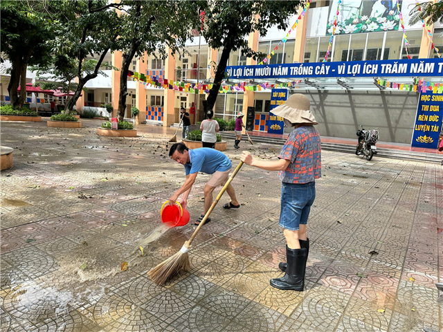 Còn 153 trường học ở Hà Nội chưa thể đón học sinh đến trường- Ảnh 1.