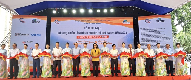 Khai mạc Hội chợ công nghiệp hỗ trợ Hà Nội năm 2024- Ảnh 1.