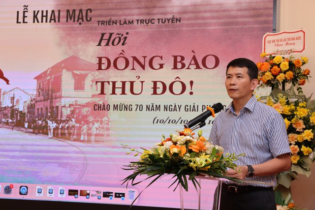 Khai mạc triển lãm trực tuyến ‘Hỡi đồng bào Thủ đô’- Ảnh 1.