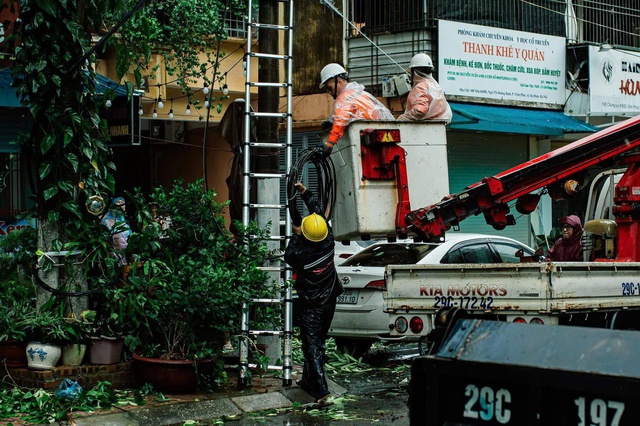 Thanh niên Thủ đô xung kích khắc phục hậu quả bão Yagi- Ảnh 3.