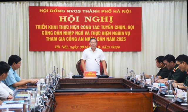 Hà Nội dự kiến có 3.800 công dân nhập ngũ trong năm 2025- Ảnh 1. Hà Nội dự kiến có 3.800 công dân nhập ngũ trong năm 2025- Ảnh 1.