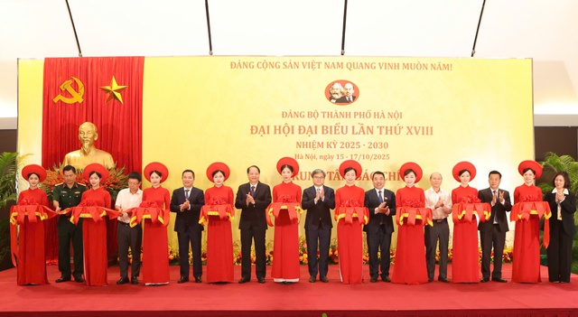 Khai trương Trung tâm báo chí phục vụ Đại hội Đảng bộ TP. Hà Nội- Ảnh 1. Khai trương Trung tâm báo chí phục vụ Đại hội Đảng bộ TP. Hà Nội- Ảnh 1.