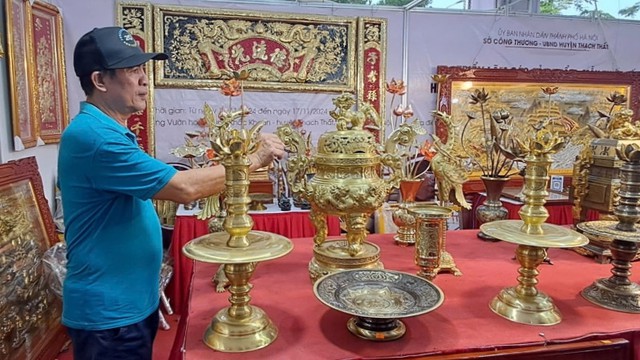Giao thương kết nối các sản phẩm OCOP, làng nghề phục vụ du lịch tại Thạch Thất- Ảnh 1. Giao thương kết nối các sản phẩm OCOP, làng nghề phục vụ du lịch tại Thạch Thất- Ảnh 1.