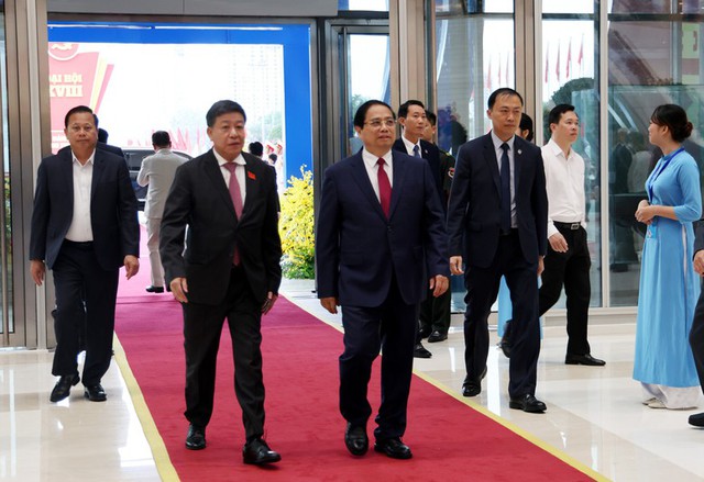 Tổng Bí thư Tô Lâm đến dự Đại hội Đại biểu Đảng bộ TP. Hà Nội lần thứ XVIII- Ảnh 3. Tổng Bí thư Tô Lâm đến dự Đại hội Đại biểu Đảng bộ TP. Hà Nội lần thứ XVIII- Ảnh 3.
