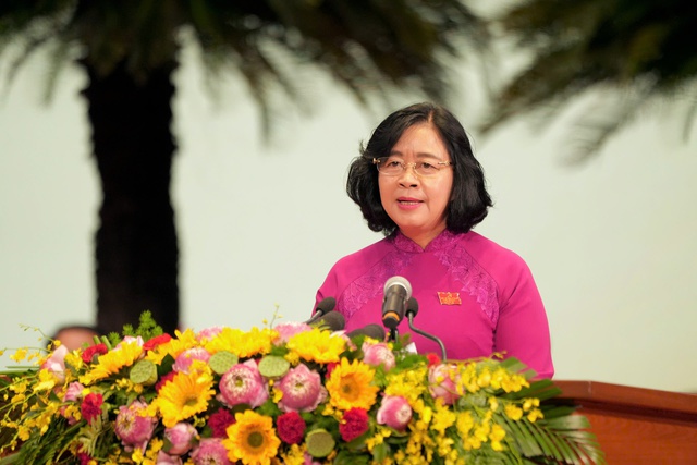 Đồng chí Bùi Thị Minh Hoài tiếp tục giữ chức Bí thư Thành ủy Hà Nội khóa XVIII- Ảnh 1. Đồng chí Bùi Thị Minh Hoài tiếp tục giữ chức Bí thư Thành ủy Hà Nội khóa XVIII- Ảnh 1.