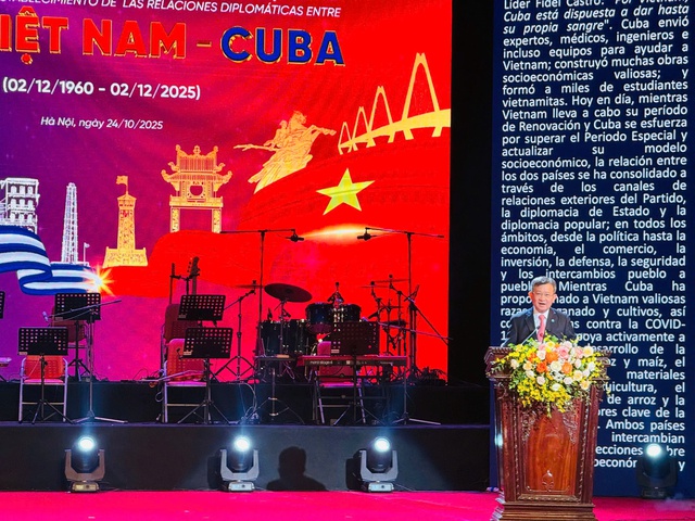 Chương trình nghệ thuật Việt Nam - Cuba: 65 năm nghĩa tình son sắt- Ảnh 1. Chương trình nghệ thuật Việt Nam - Cuba: 65 năm nghĩa tình son sắt- Ảnh 1.