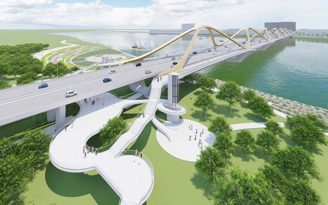 Hà Nội: Khởi công xây dựng cầu Trần Hưng Đạo- Ảnh 3. Hà Nội: Khởi công xây dựng cầu Trần Hưng Đạo- Ảnh 3.