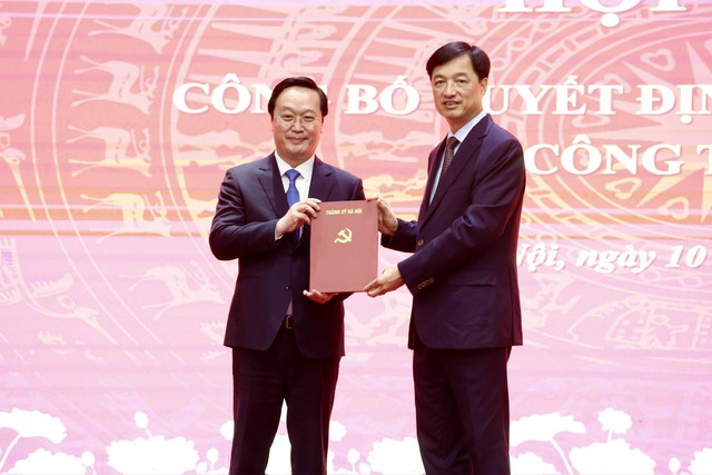 Đồng chí Nguyễn Đức Trung được điều động, chỉ định giữ chức Phó Bí thư Thành ủy Hà Nội- Ảnh 2.