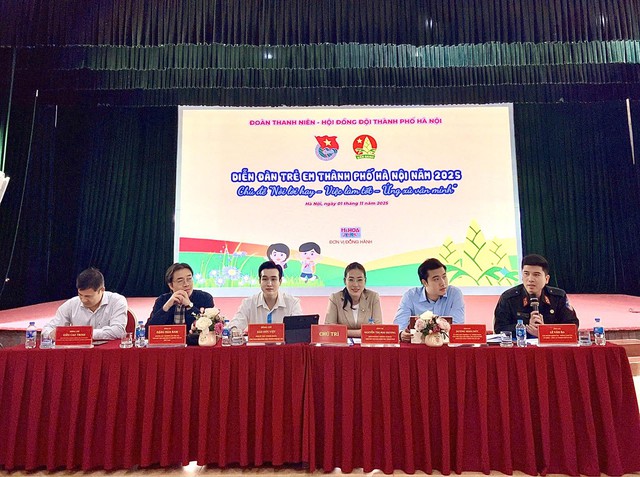 Diễn đàn Trẻ em năm 2025: ‘Nói lời hay - Việc làm tốt - Ứng xử văn minh’- Ảnh 1. Diễn đàn Trẻ em năm 2025: ‘Nói lời hay - Việc làm tốt - Ứng xử văn minh’- Ảnh 1.