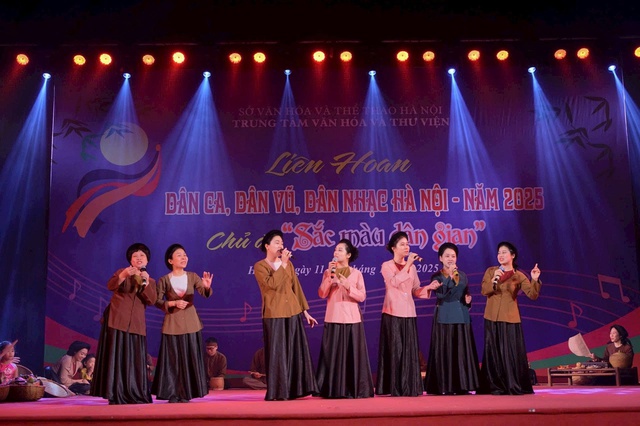 Liên hoan dân ca, dân vũ và dân nhạc Hà Nội năm 2025  - Ảnh 2.