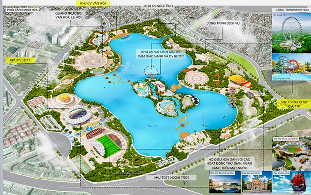 Khu công viên văn hóa - vui chơi, giải trí, thể thao Hà Đông sẽ có quảng trường nhạc nước- Ảnh 1. Khu công viên văn hóa - vui chơi, giải trí, thể thao Hà Đông sẽ có quảng trường nhạc nước- Ảnh 1.