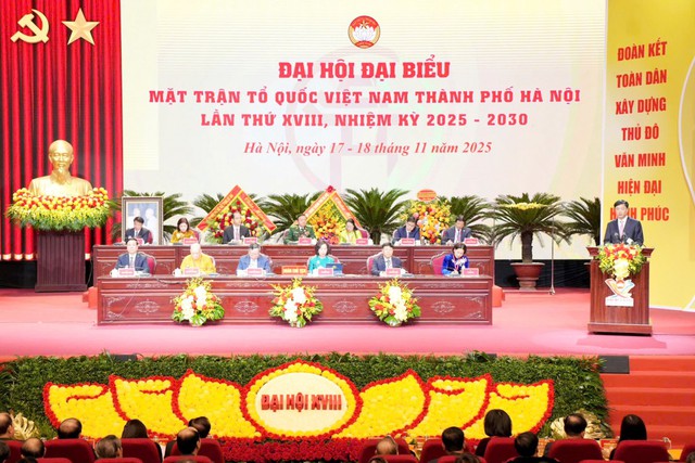 Đại hội MTTQ Việt Nam TP. Hà Nội: Mở ra thời kỳ phát triển mới của Mặt trận Thủ đô- Ảnh 1.