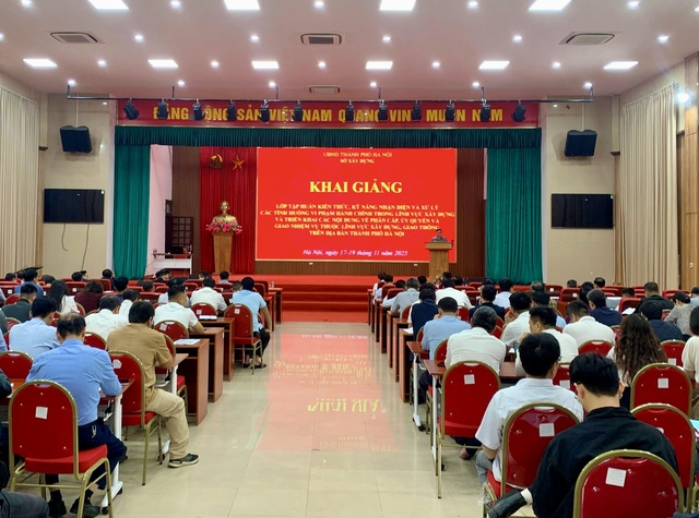 Hà Nội tập huấn quản lý xây dựng, hạ tầng giao thông cho cán bộ cơ sở- Ảnh 1.