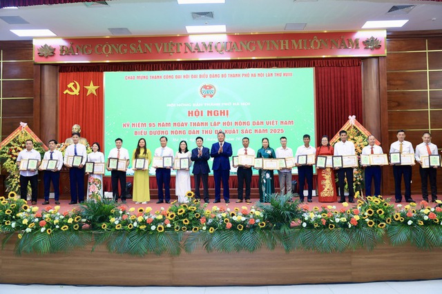 Kỷ niệm 95 năm thành lập Hội Nông dân Việt Nam, biểu dương nông dân Thủ đô xuất sắc- Ảnh 2.