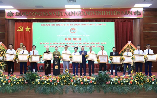 Kỷ niệm 95 năm thành lập Hội Nông dân Việt Nam, biểu dương nông dân Thủ đô xuất sắc- Ảnh 1.