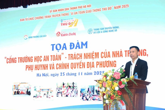 Hà Nội lan tỏa mô hình cổng trường học an toàn giao thông- Ảnh 2.