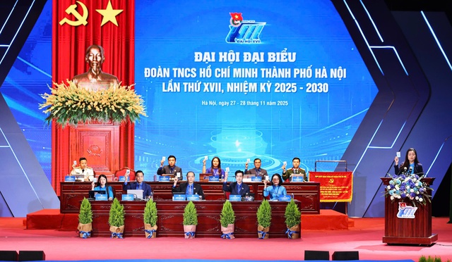 Hơn 400 đại biểu ưu tú tham dự Đại hội Đoàn Thanh niên Hà Nội lần thứ XVII- Ảnh 2. Hơn 400 đại biểu ưu tú tham dự Đại hội Đoàn Thanh niên Hà Nội lần thứ XVII- Ảnh 2.