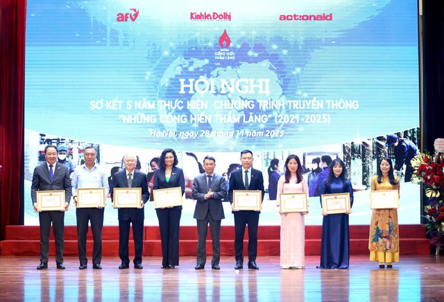 Trao giải cuộc thi ‘Những cống hiến thầm lặng’ 2025- Ảnh 1.