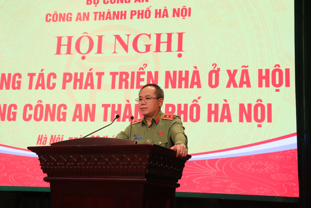 Quan tâm, phát triển nhà ở xã hội cho cán bộ chiến sỹ Công an Thủ đô - Ảnh 1.