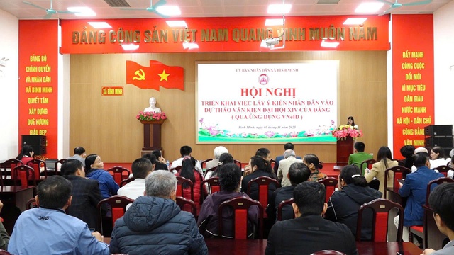 Lấy ý kiến Nhân dân qua VNeID đối với dự thảo văn kiện Đại hội XIV của Đảng- Ảnh 1.