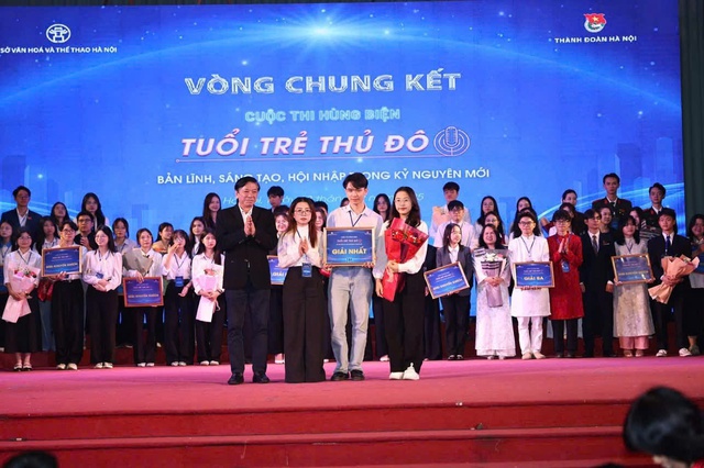 Trao giải Chung kết cuộc thi Hùng biện năm 2025 - Ảnh 1. Trao giải Chung kết cuộc thi Hùng biện năm 2025 - Ảnh 1.