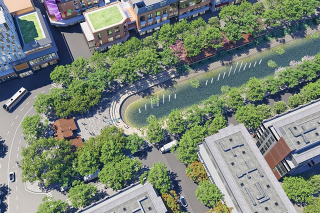 Hà Nội đã chọn được nhà đầu tư xây dựng Công viên dọc sông Tô Lịch- Ảnh 1. Hà Nội đã chọn được nhà đầu tư xây dựng Công viên dọc sông Tô Lịch- Ảnh 1.