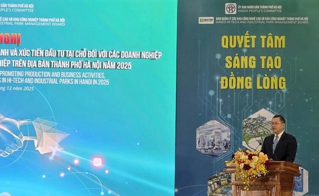 Hà Nội tăng tốc cải thiện môi trường đầu tư tại các khu công nghệ cao, khu công nghiệp- Ảnh 1.