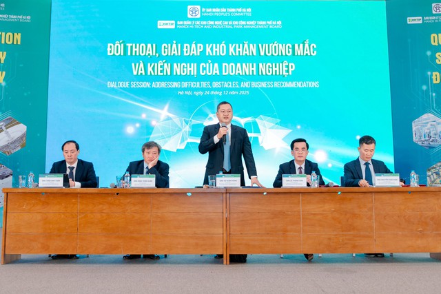 Hà Nội gỡ vướng cho doanh nghiệp tại khu công nghệ cao và khu công nghiệp- Ảnh 2.