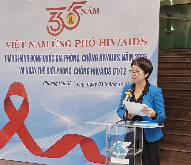 Phụ nữ Thủ đô phát động hưởng ứng Tháng hành động quốc gia phòng, chống HIV/AIDS năm 2025- Ảnh 1.