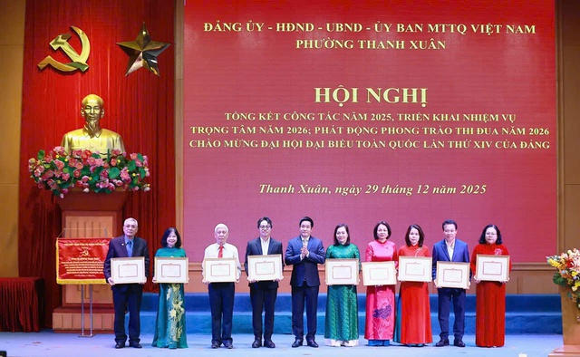 Phường Thanh Xuân phấn đấu hoàn thành vượt mức các chỉ tiêu phát triển năm 2026- Ảnh 1.