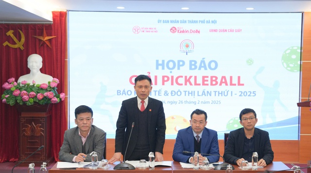 Khởi tranh giải ‘Pickleball Báo Kinh tế và Đô thị lần thứ I - 2025’- Ảnh 1.