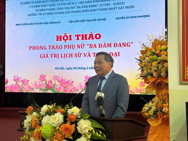 Phong trào phụ nữ ba đảm đang- Giá trị lịch sử và thời đại- Ảnh 4.